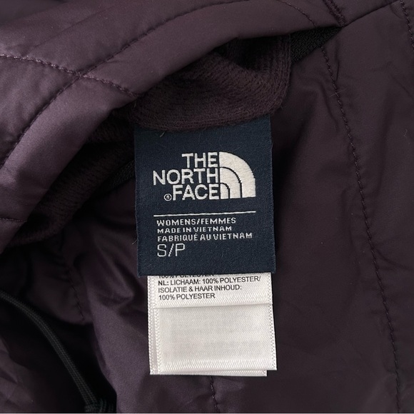 The North Face Mossbud Women Insulated Reversible Vest Jacket Purple Small NWT - Picture 12 of 13